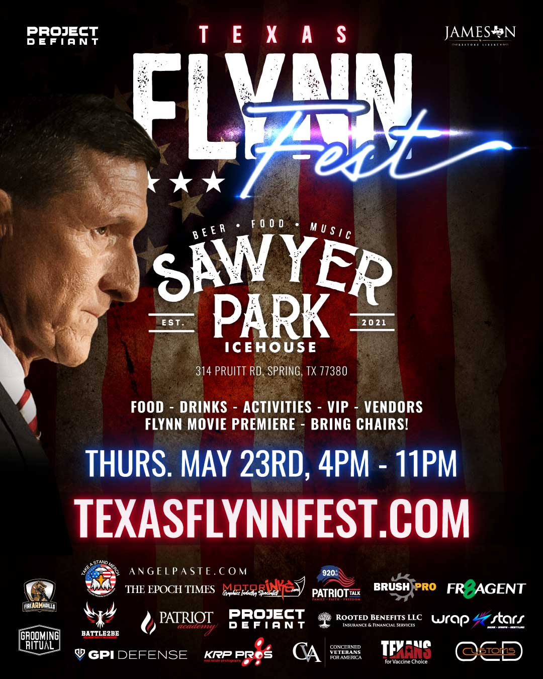 texas flynn fest event flyer